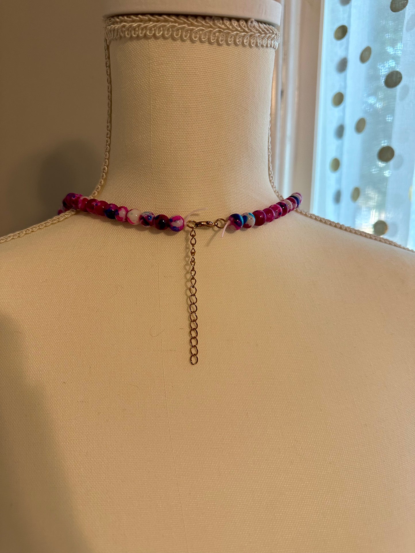 Willow Beaded Pendant Necklace