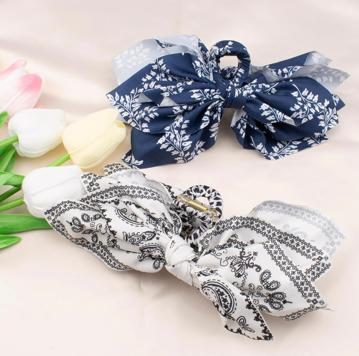 Bandana Bow Clip