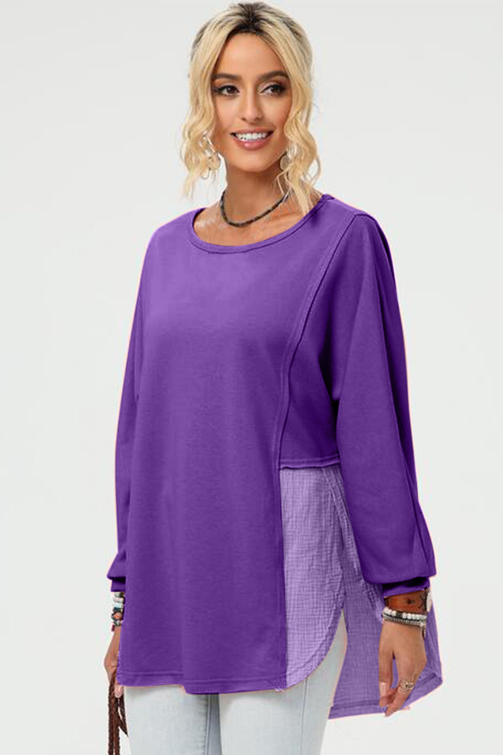 Ariel Long Sleeve High-Low T-Shirt