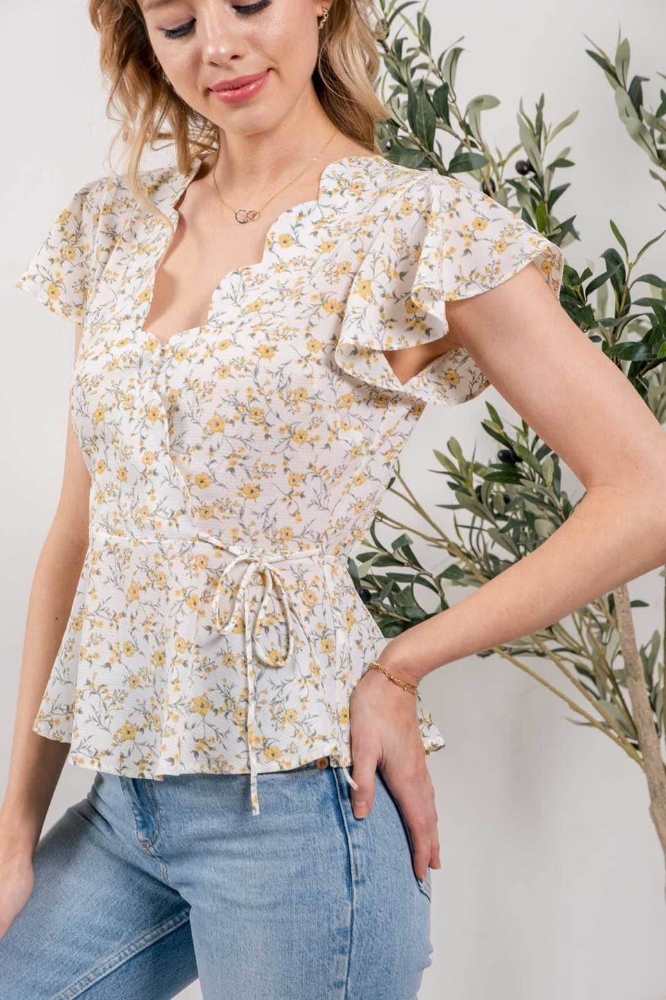 Delilah Floral Top