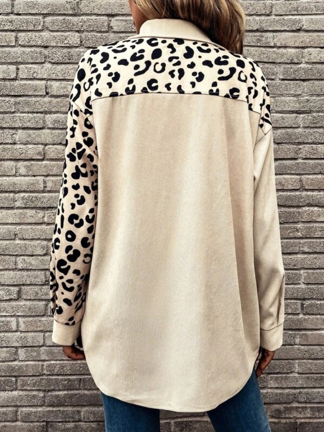 Pricilla Leopard Collared Shirt