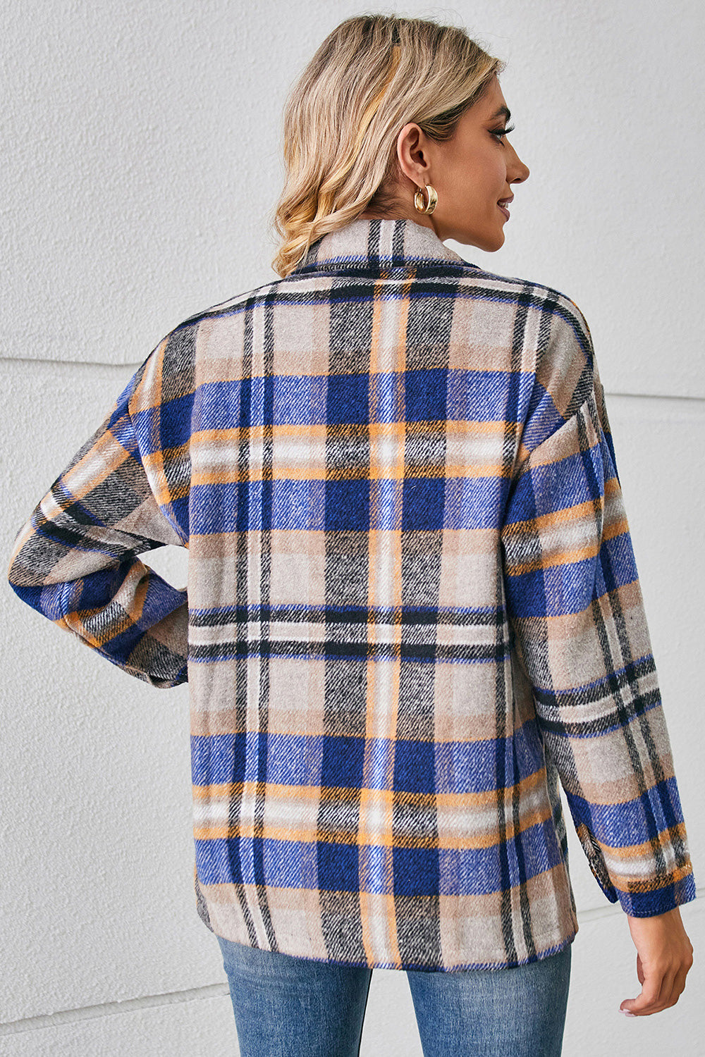 Alice Collared Plaid Shacket