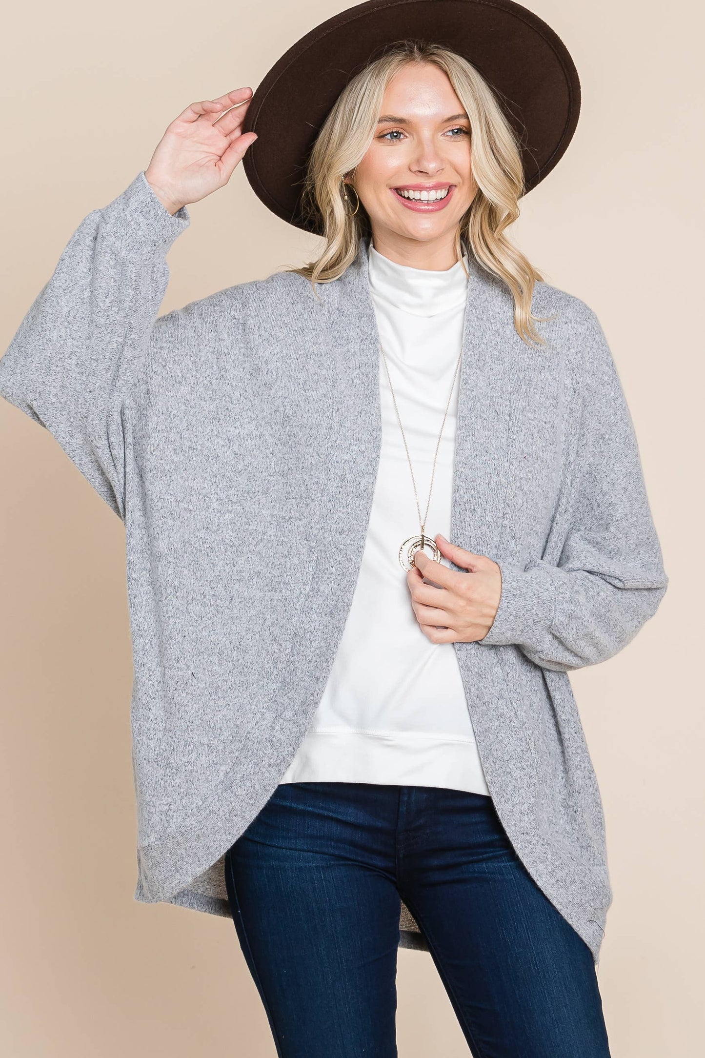 The Essential Knit Circle Cardigan