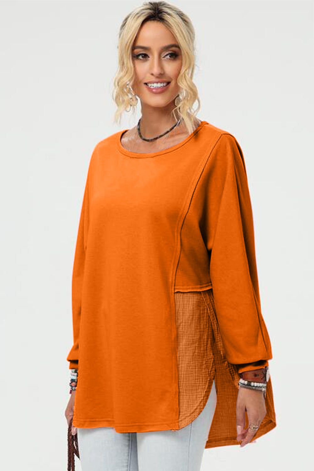 Ariel Long Sleeve High-Low T-Shirt