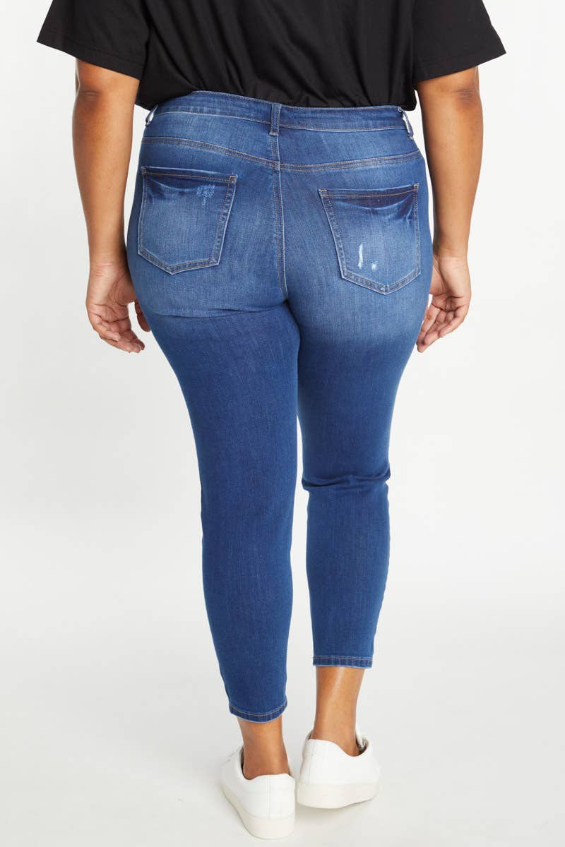 Evey High Rise Destructed Skinny Jeans