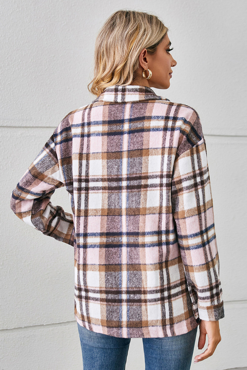 Alice Collared Plaid Shacket