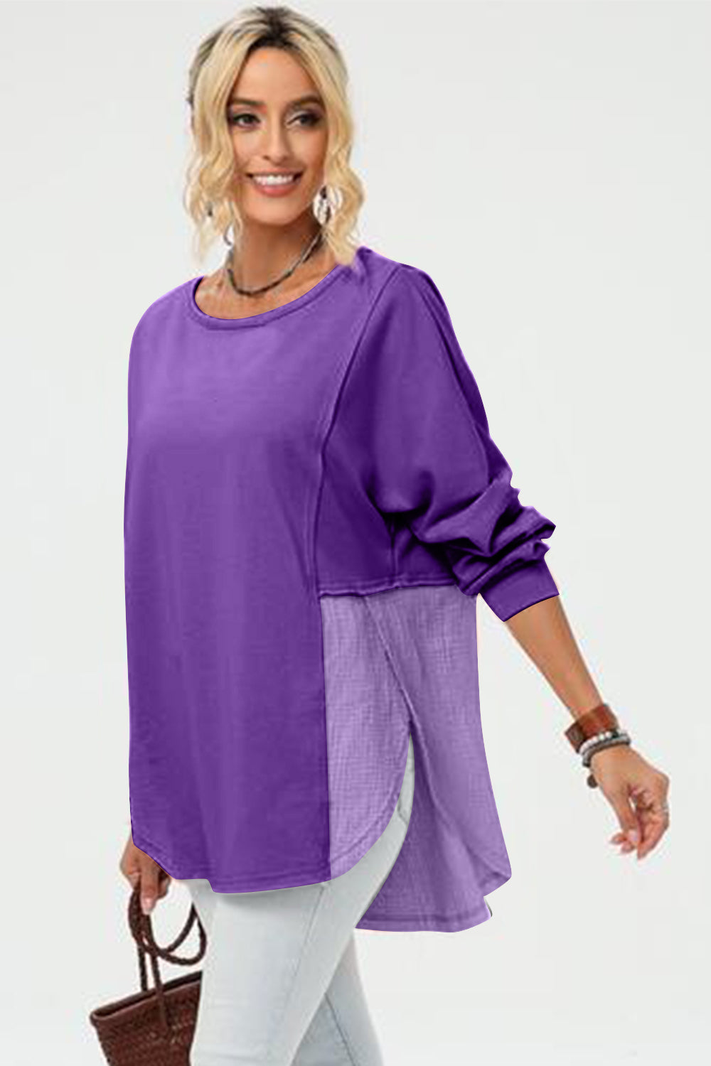 Ariel Long Sleeve High-Low T-Shirt