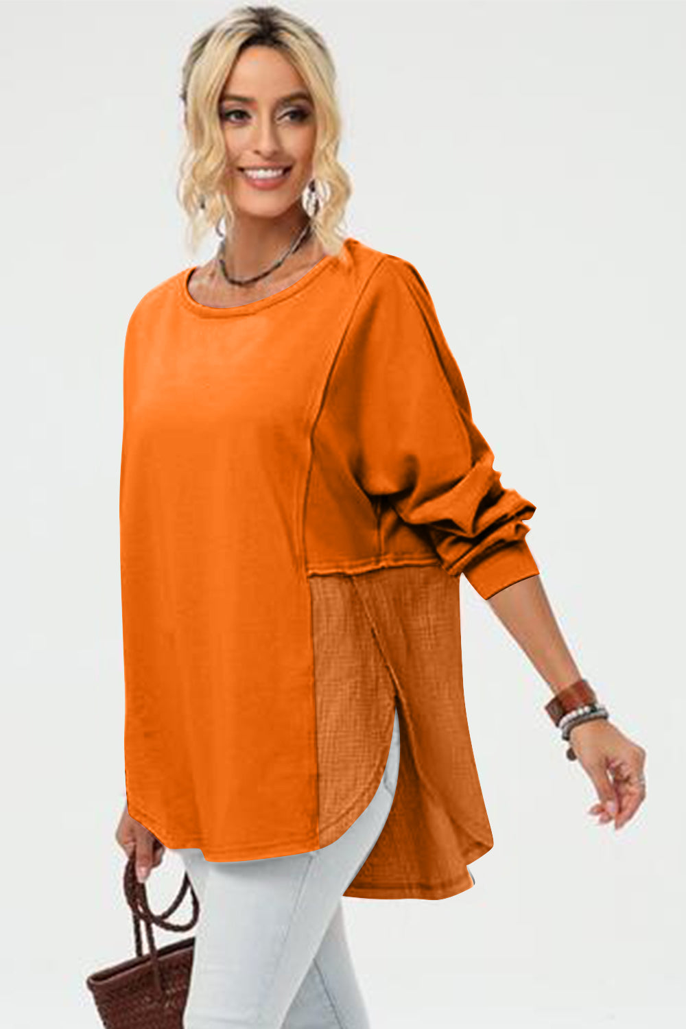 Ariel Long Sleeve High-Low T-Shirt