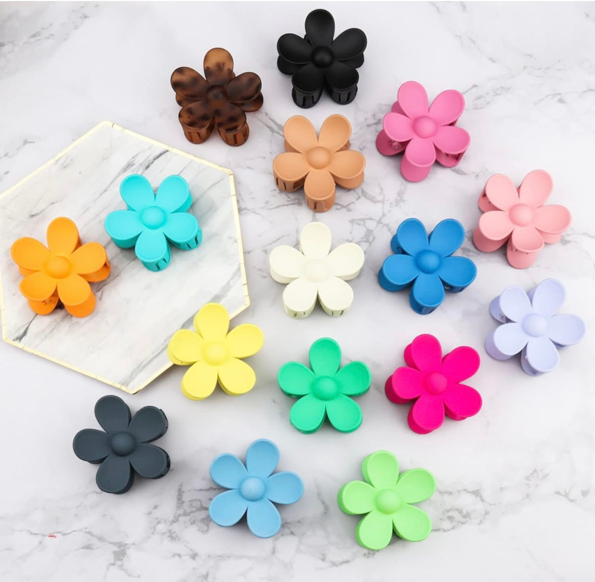 Flower Power Hair Clips