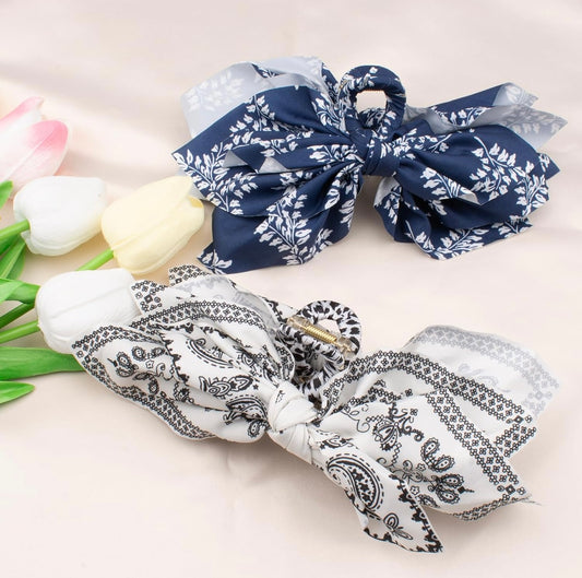 Bandana Bow Clip
