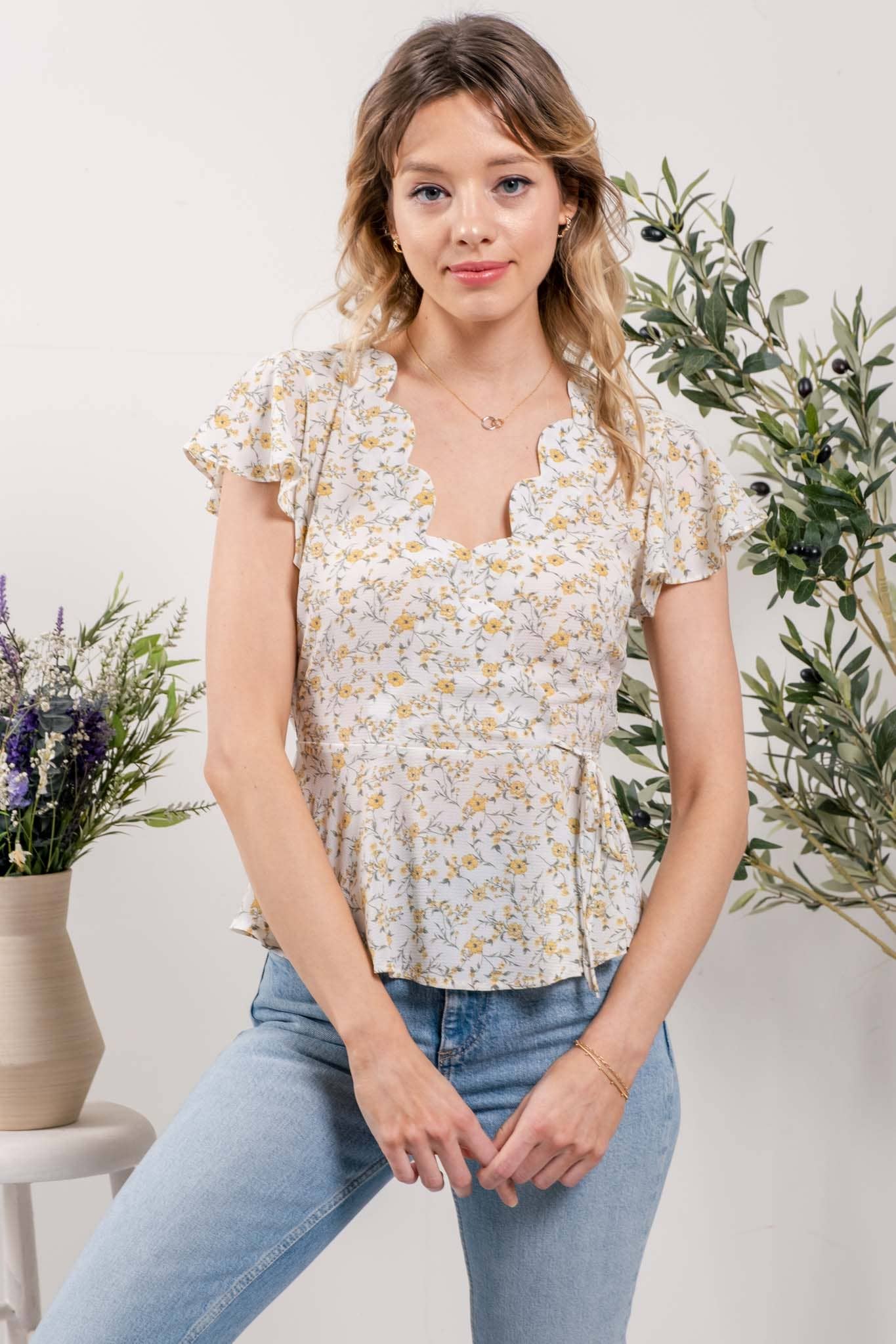 Delilah Floral Top