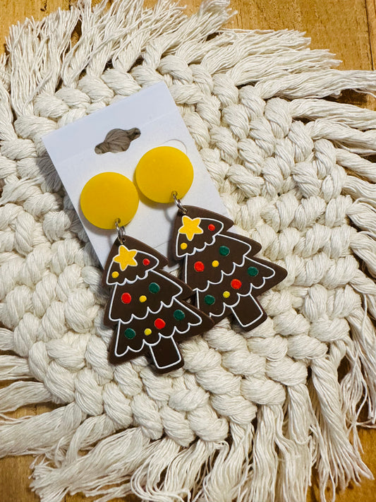 Gingerbread Earrings